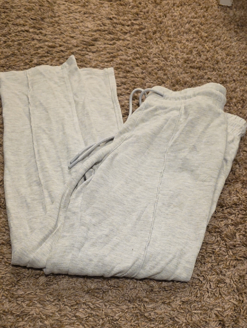 Danskin Light Gray Active Top with Black Brand Tag